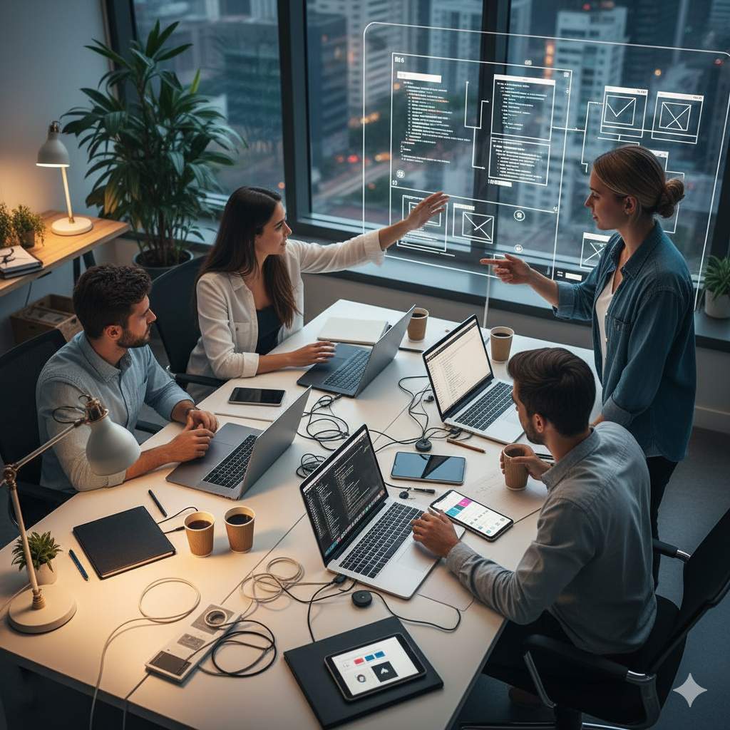 App Development in Dubai. Image ai .generated