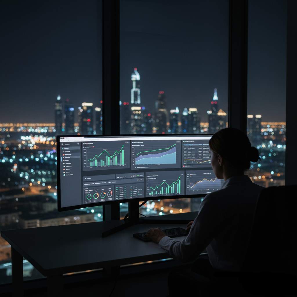 Google Ads Dubai: strategy, tracking, and performance with a certified Google Ads agency. Image ai generated.