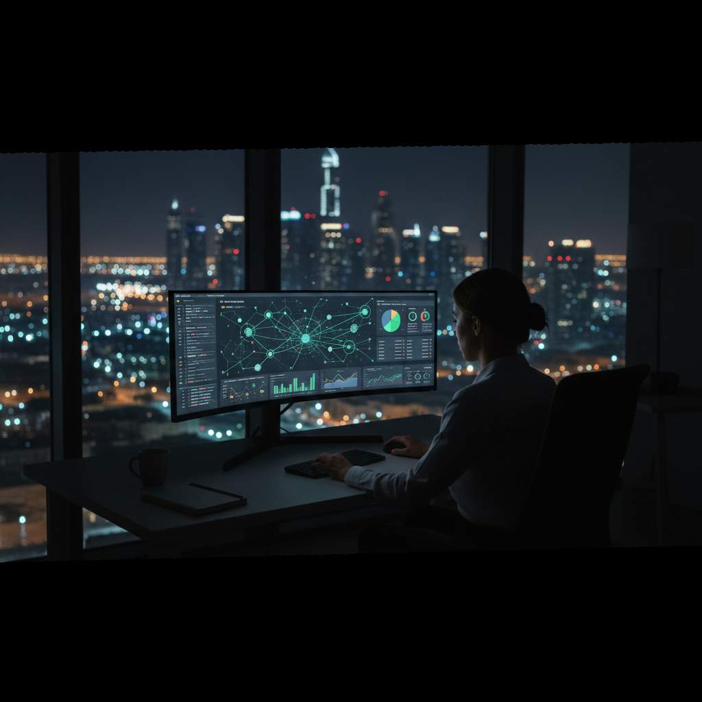 Google Ads Dubai: strategy, tracking, and performance with a certified Google Ads agency. Image ai generated.