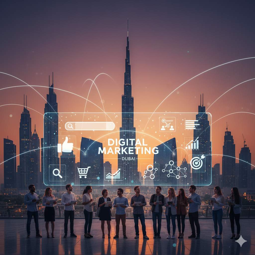 Marketing Agency in Dubai. Ai Generated
