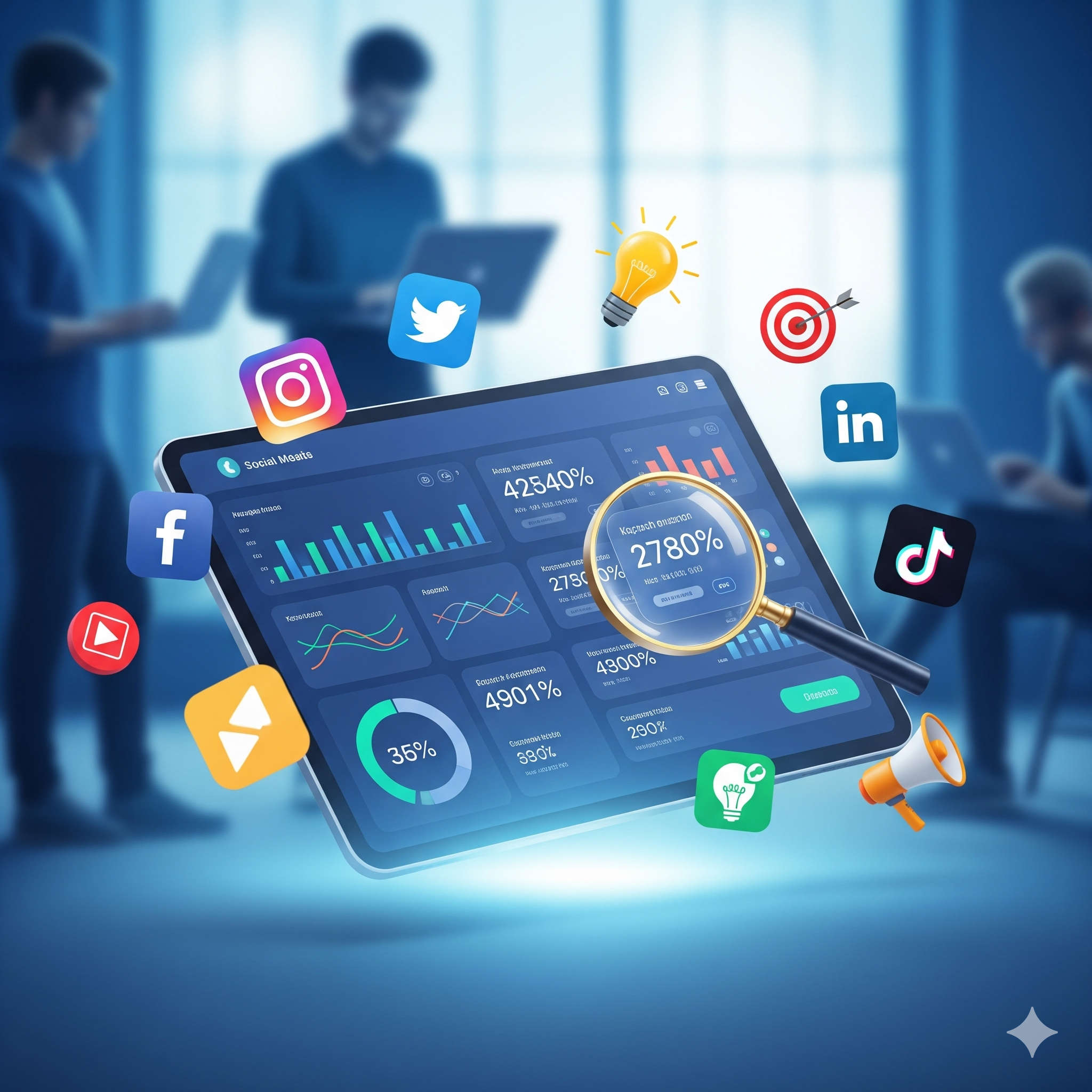 Social media manager in Dubai.