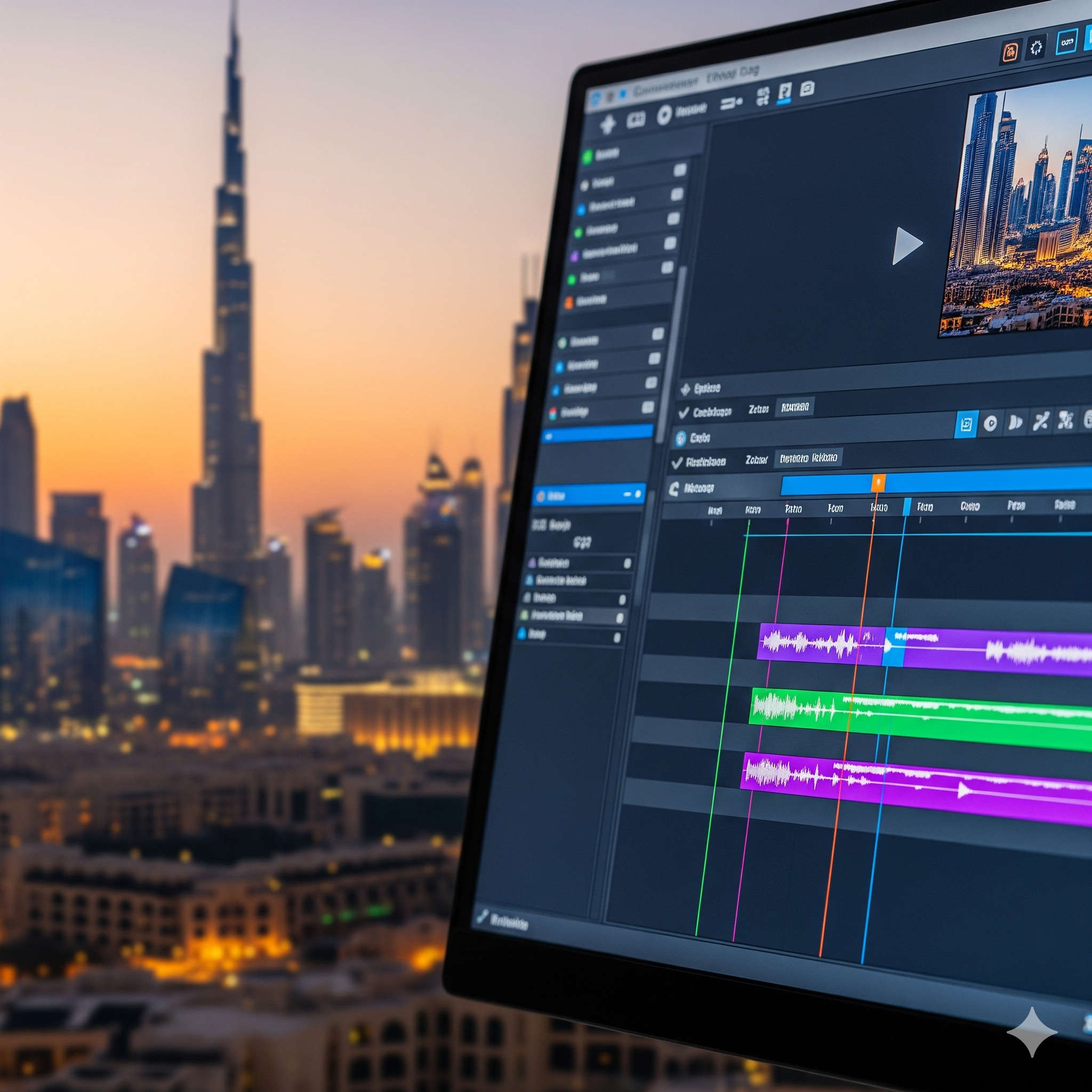 Video and photography services in Dubai.
