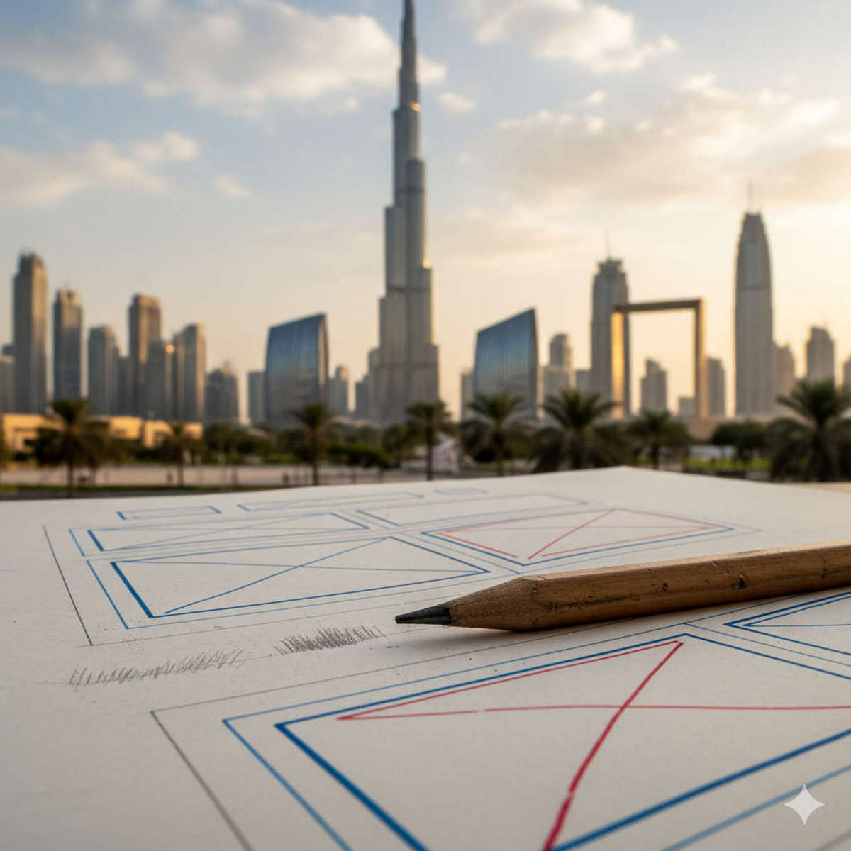 App for mobile phone graphic design in Dubai. Image ai generated.